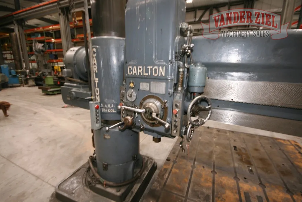 8' - 19" Carlton, Radial Drill, Lever Shift, 20" Spindle Travel, 4" Spindle diameter, #6 MT - Image 7