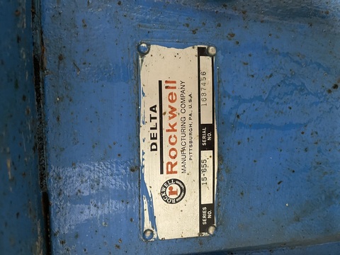 15" Rockwell Delta #15-655, Drill Press, 11" x 14" Table, 425-4700 RPM, 6" Quill Stroke - Image 8