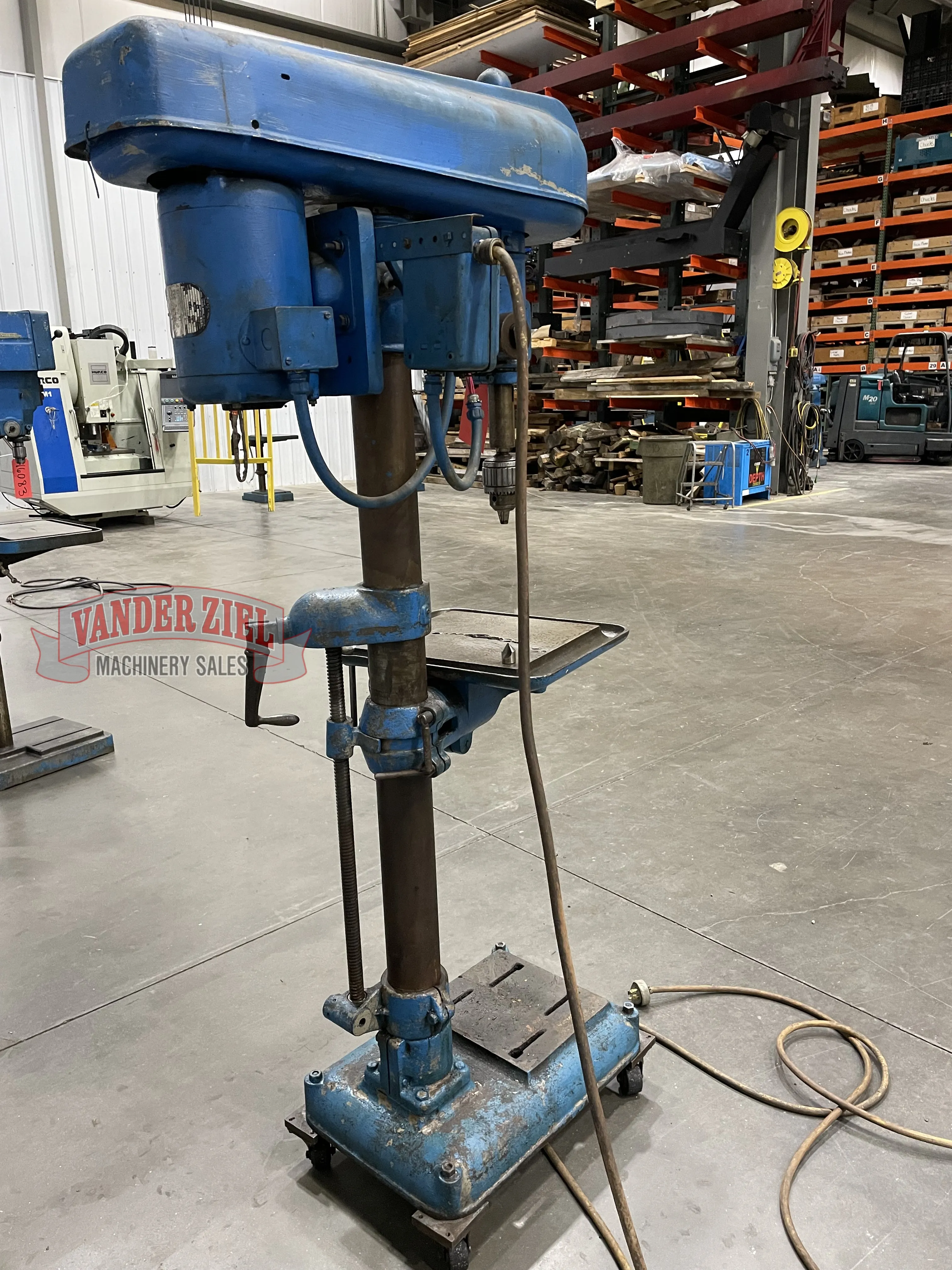 18" Buffalo #18, Drill Press, 14" x 14" Table, 3/4" Capacity in Mild Steel, 1 HP, 305-1945 RPM - Image 3