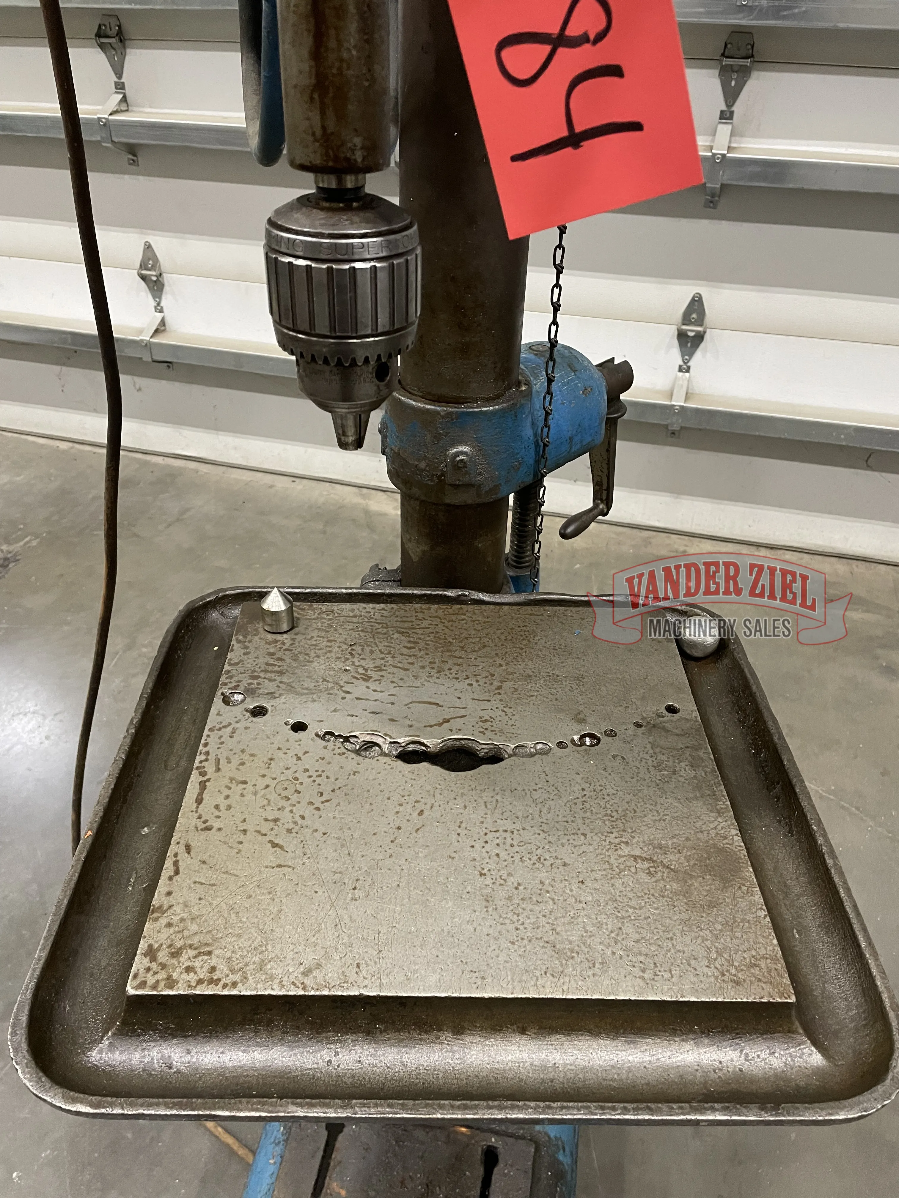 18" Buffalo #18, Drill Press, 14" x 14" Table, 3/4" Capacity in Mild Steel, 1 HP, 305-1945 RPM - Image 5