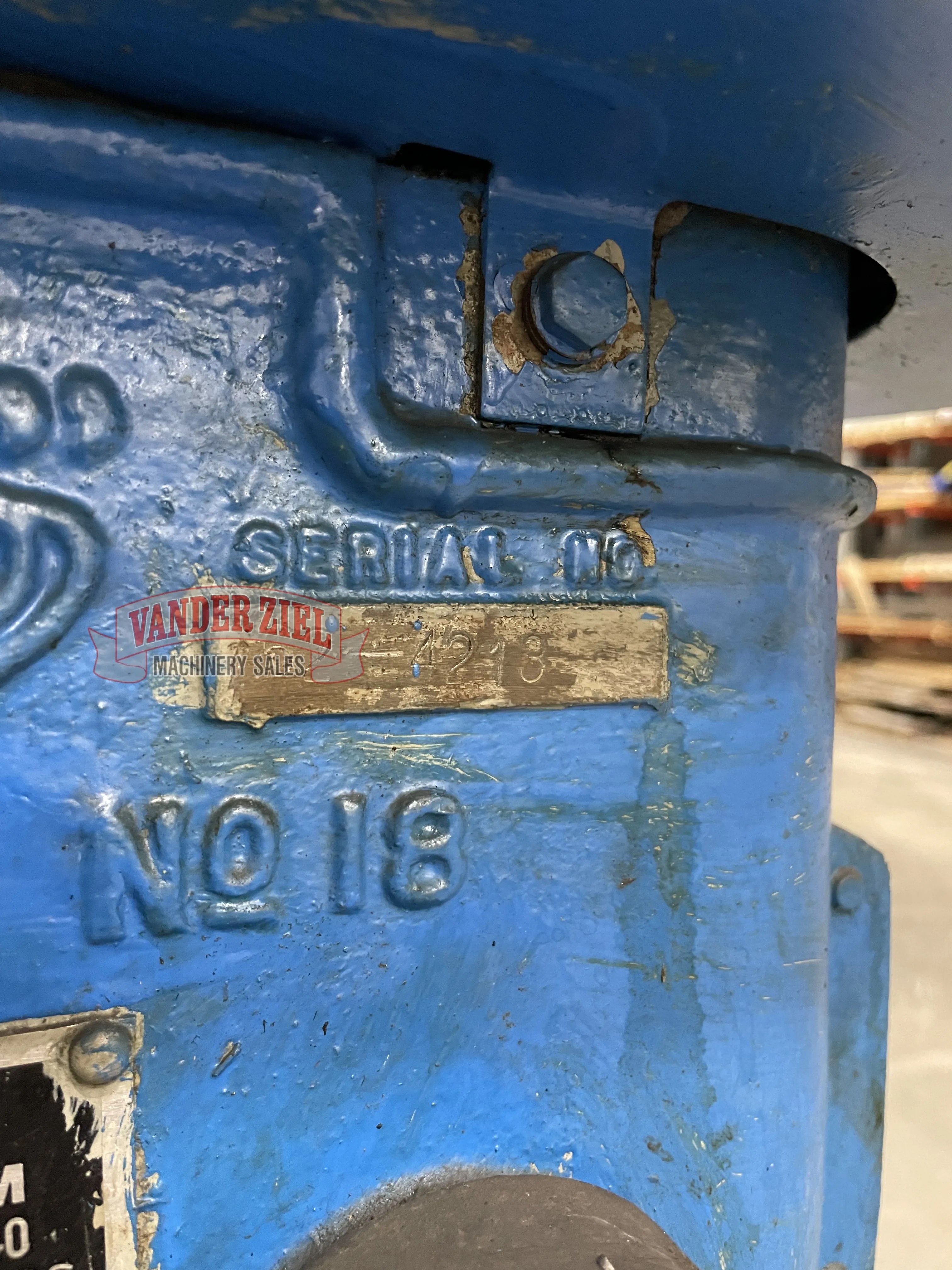 18" Buffalo #18, Drill Press, 14" x 14" Table, 3/4" Capacity in Mild Steel, 1 HP, 305-1945 RPM - Image 8