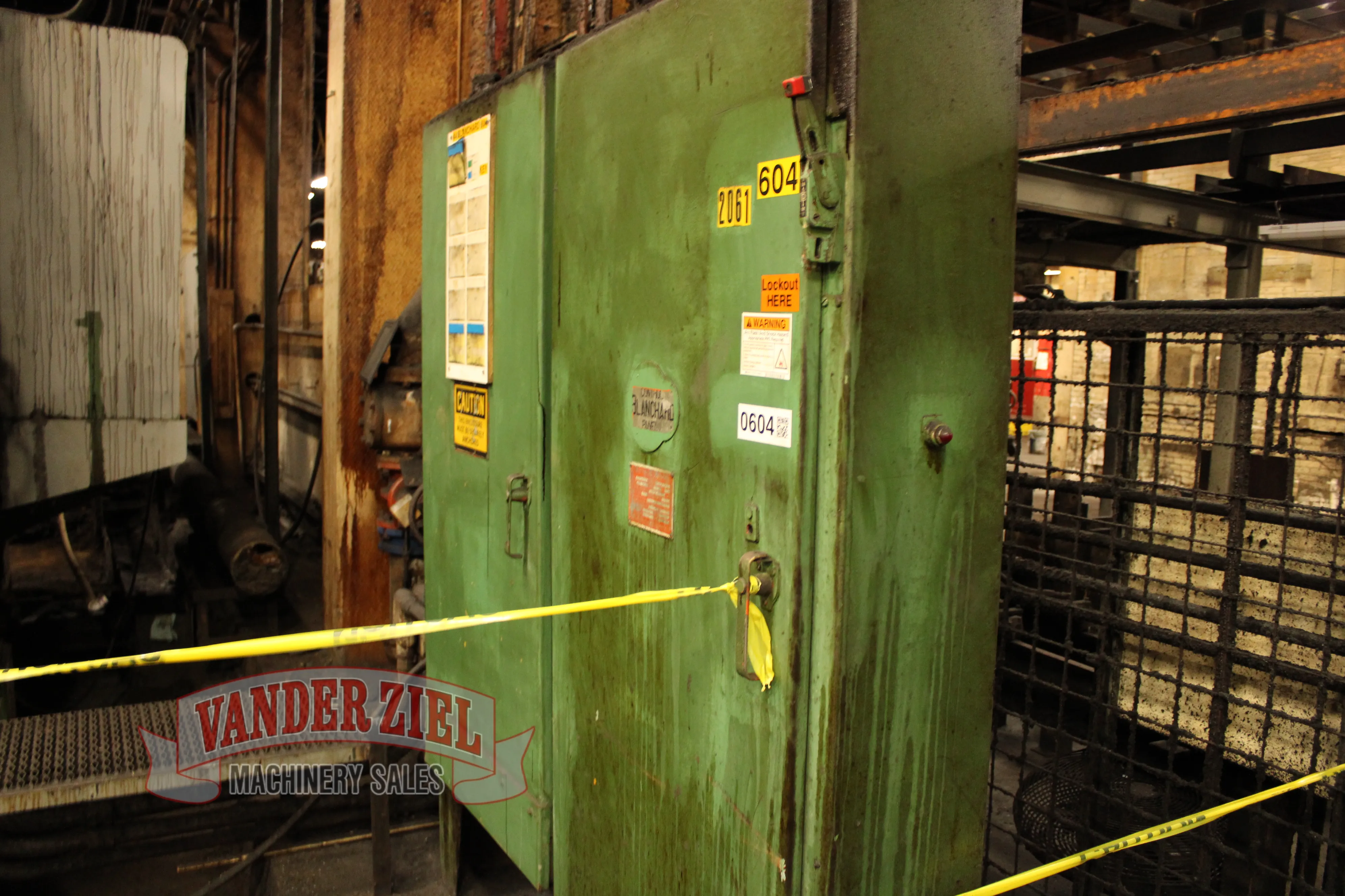 Blanchard #48HD-96, Rotary Surface Grinder, 96" Chuck, 250 HP, 120" Swing, 45" Vertical Range - Image 9