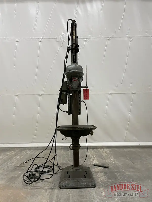15" Rockwell Delta #124-2783, Drill Press, 12.5" x 17" Table, 1/2 HP, 1725 RPM, 4" Quill Travel - Image 1