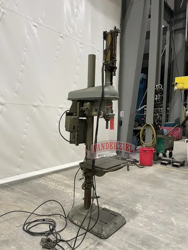 15" Rockwell Delta #124-2783, Drill Press, 12.5" x 17" Table, 1/2 HP, 1725 RPM, 4" Quill Travel - Image 2