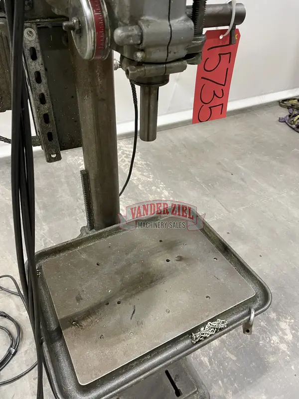 15" Rockwell Delta #124-2783, Drill Press, 12.5" x 17" Table, 1/2 HP, 1725 RPM, 4" Quill Travel - Image 7