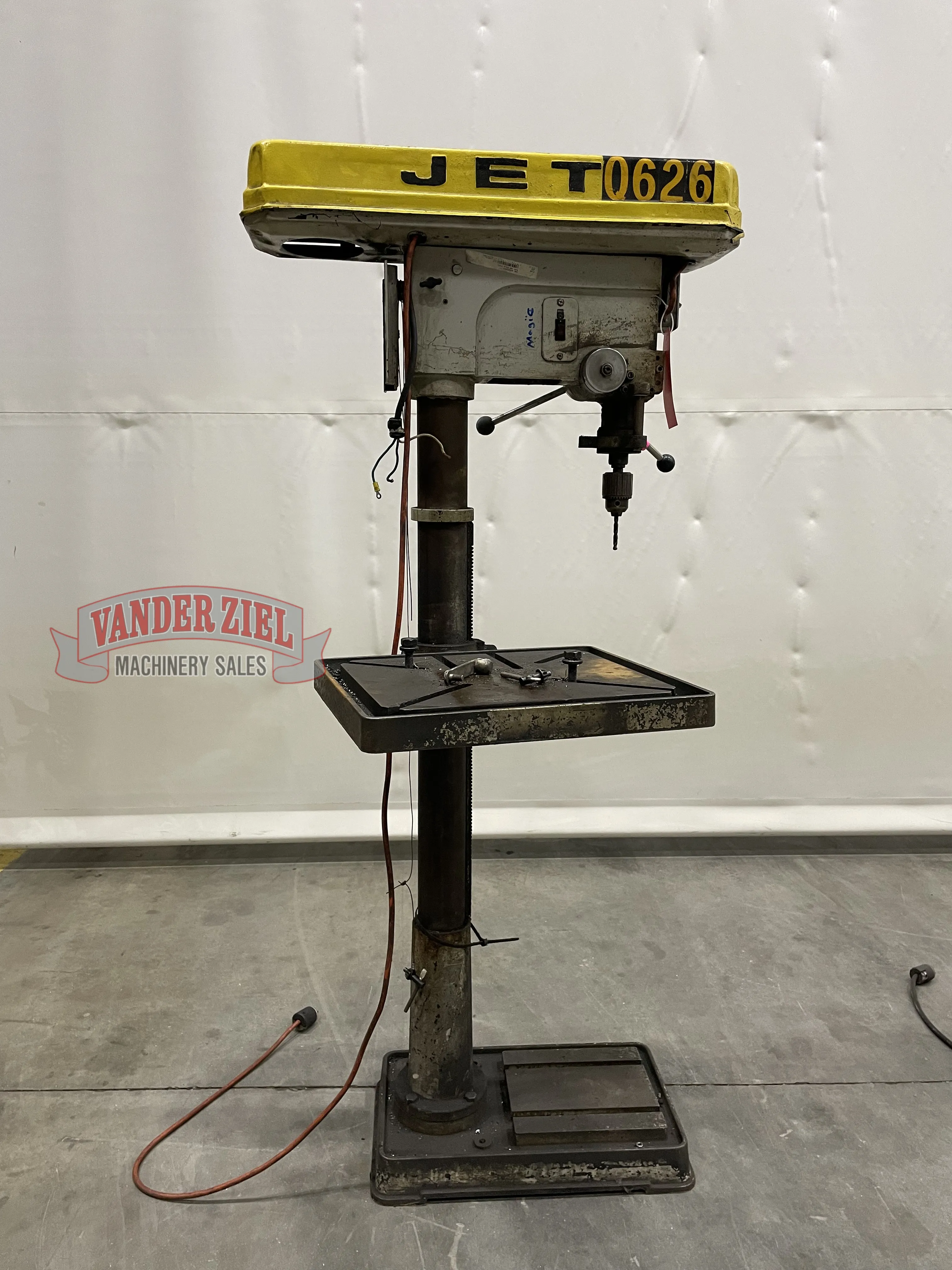 20" Jet #JDP-20MF, Drill Press, 1-1/2 HP, 12 Speeds 150-4,200 RPM, MT-3 Taper, 115/230 V., 1 Ph. - Image 1