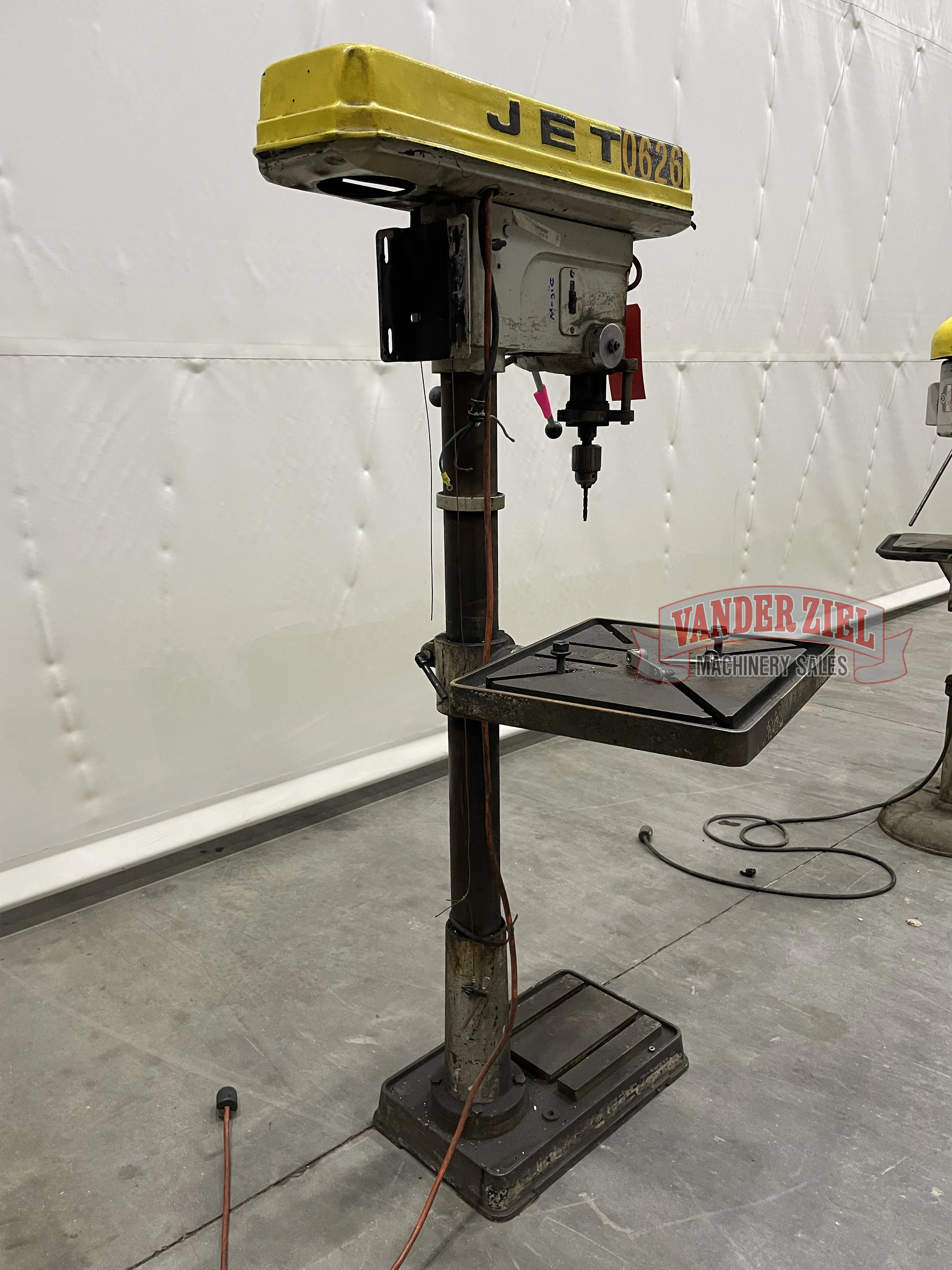 20" Jet #JDP-20MF, Drill Press, 1-1/2 HP, 12 Speeds 150-4,200 RPM, MT-3 Taper, 115/230 V., 1 Ph. - Image 2
