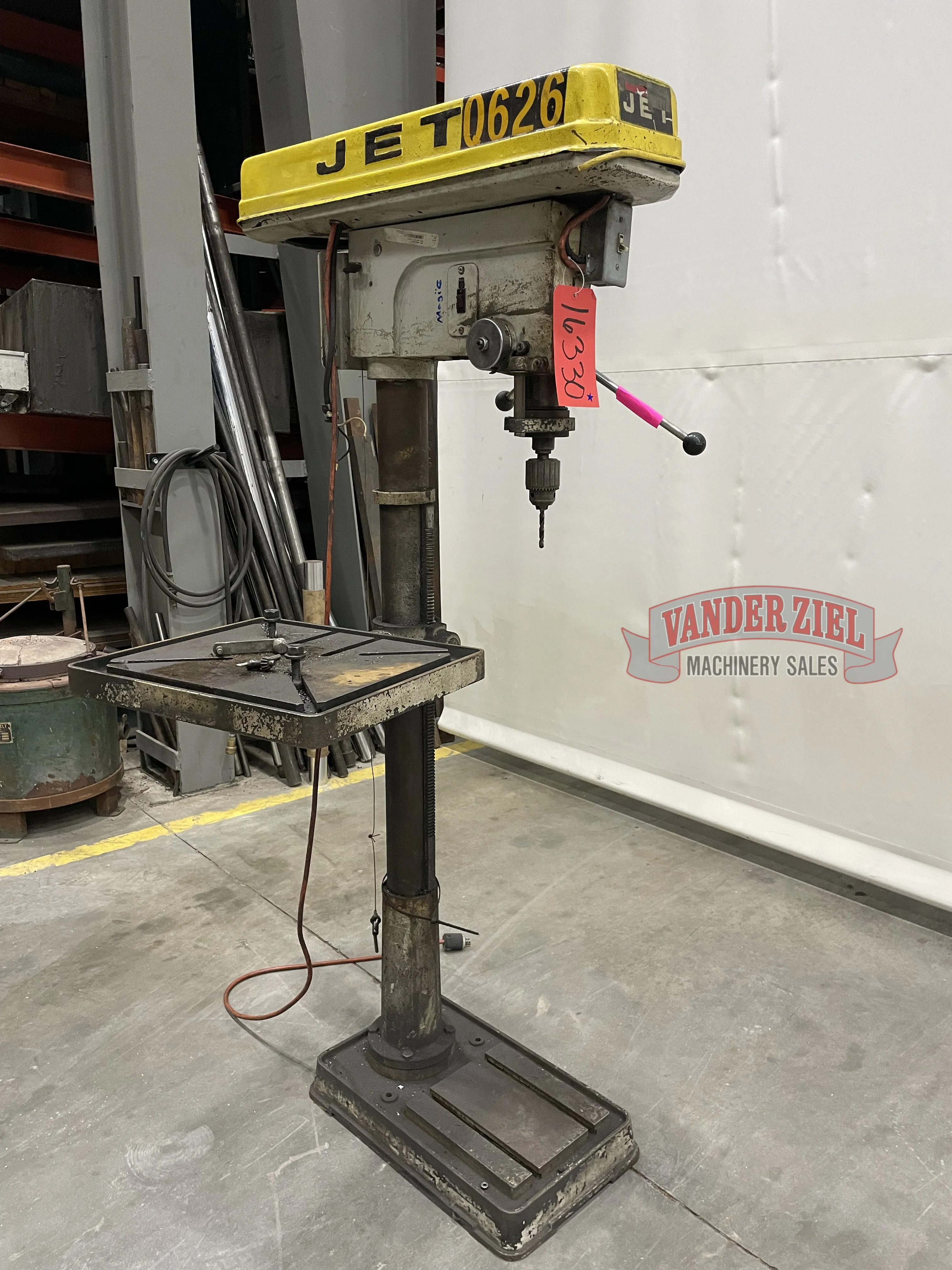 20" Jet #JDP-20MF, Drill Press, 1-1/2 HP, 12 Speeds 150-4,200 RPM, MT-3 Taper, 115/230 V., 1 Ph. - Image 3