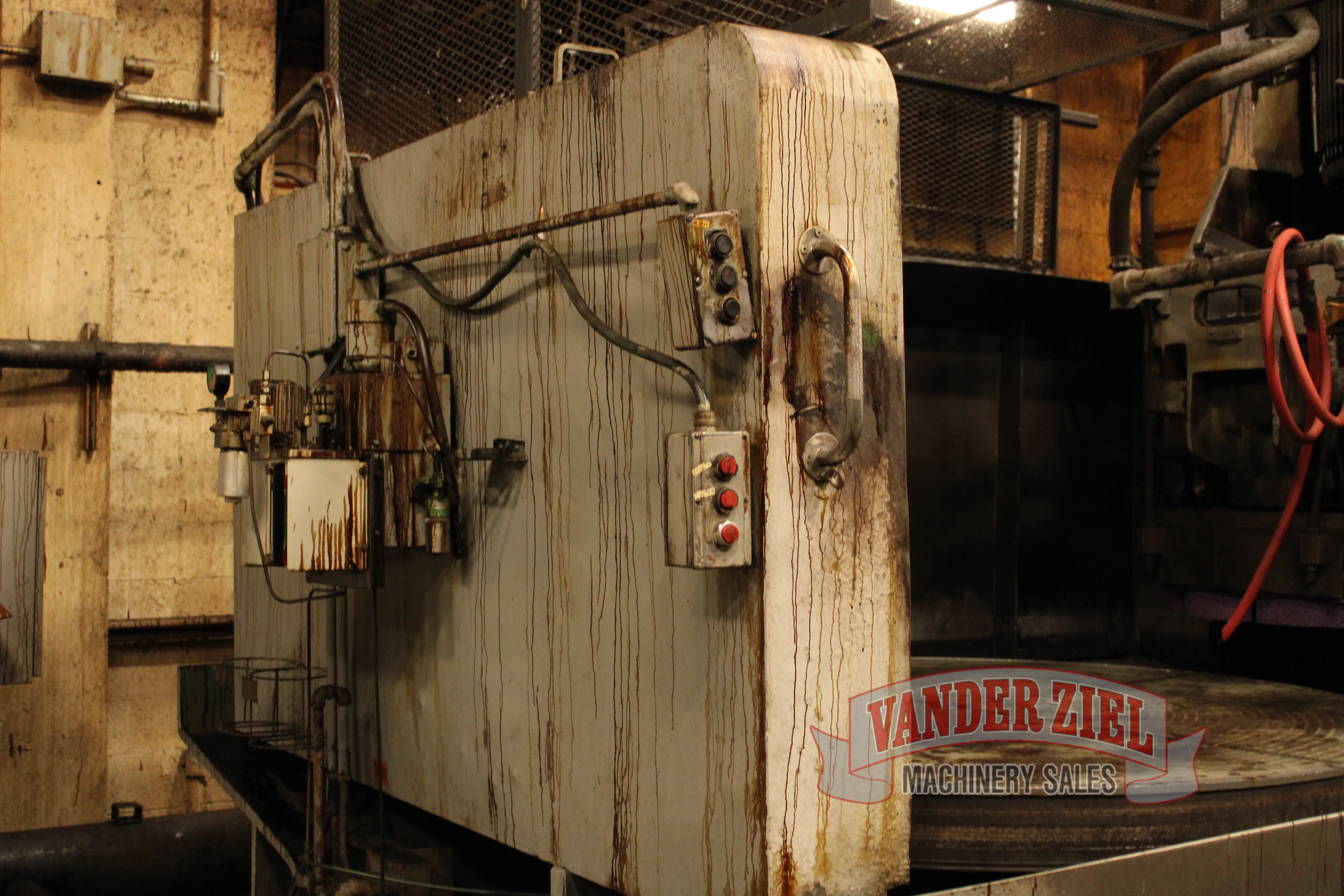 Blanchard #42HD-84, Rotary Surface Grinder, 84" Table, 42" Wheel, 250 HP, 85" Swing, 36" Vertical Range - Image 6