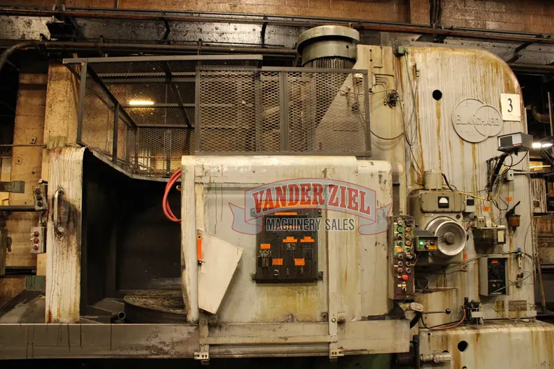 Blanchard #42HD-84, Rotary Surface Grinder, 84" Table, 42" Wheel, 250 HP, 85" Swing, 36" Vertical Range - Image 8