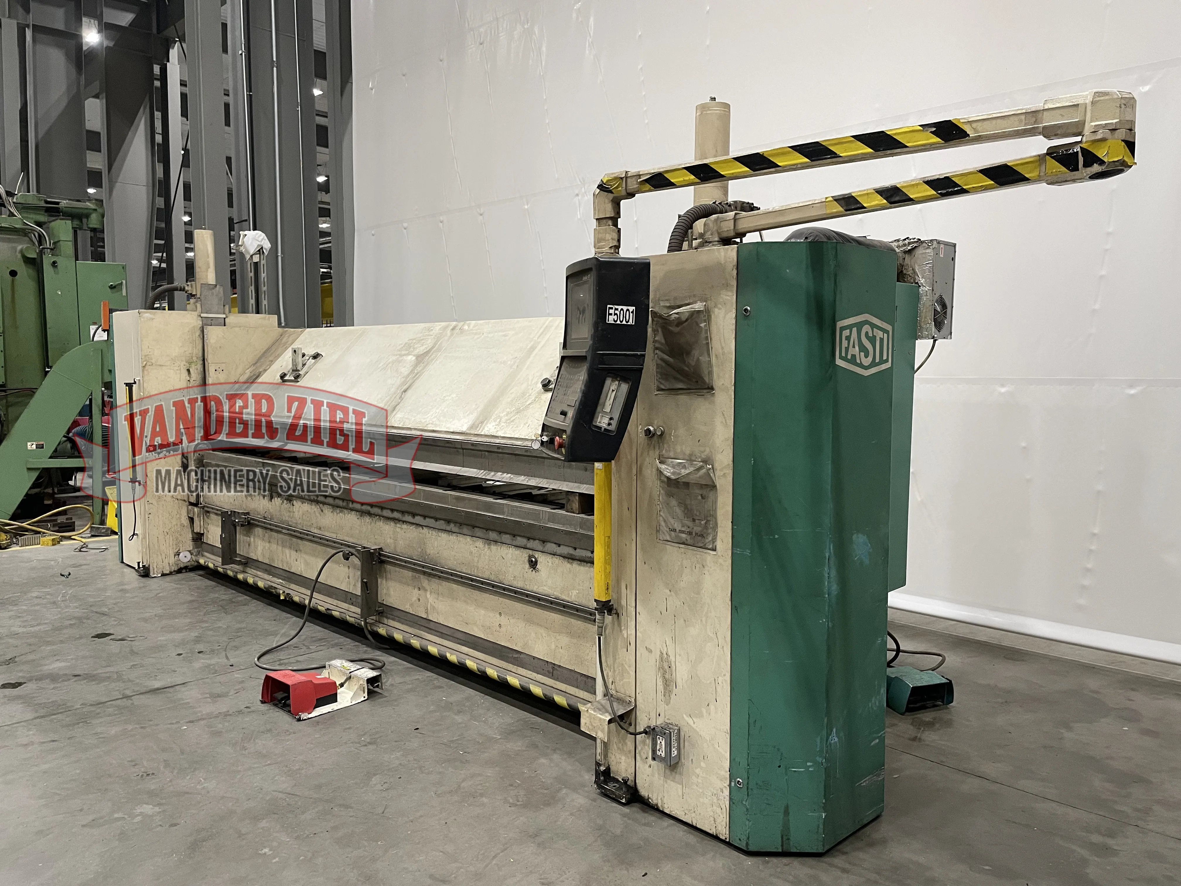 Fasti #FP60-40/4, CNC Folding Machine, 159" Nominal Length, 11/64" Capacity, 15.75" Clamping Beam Stroke - Image 3
