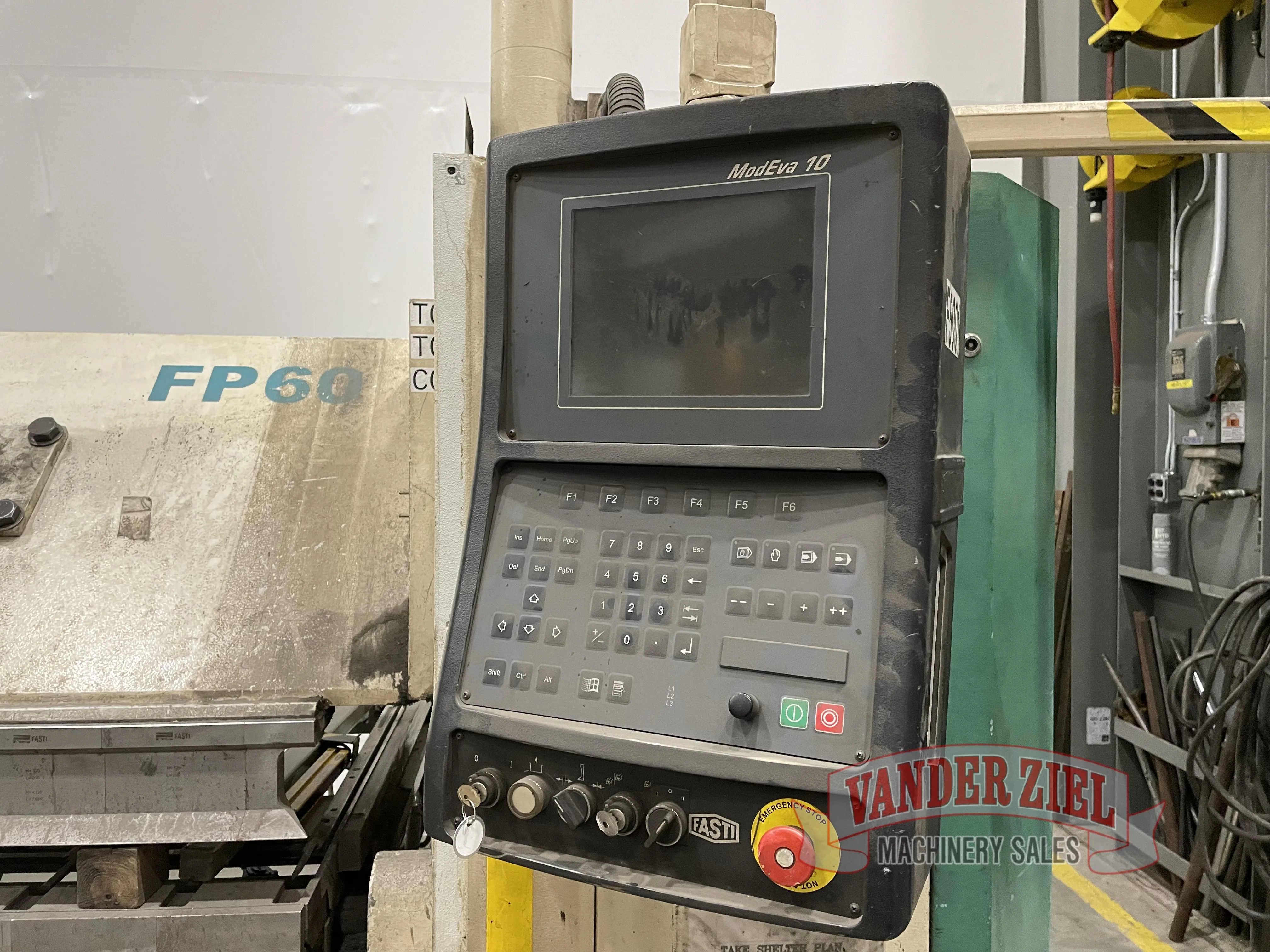 Fasti #FP60-40/4, CNC Folding Machine, 159" Nominal Length, 11/64" Capacity, 15.75" Clamping Beam Stroke - Image 4