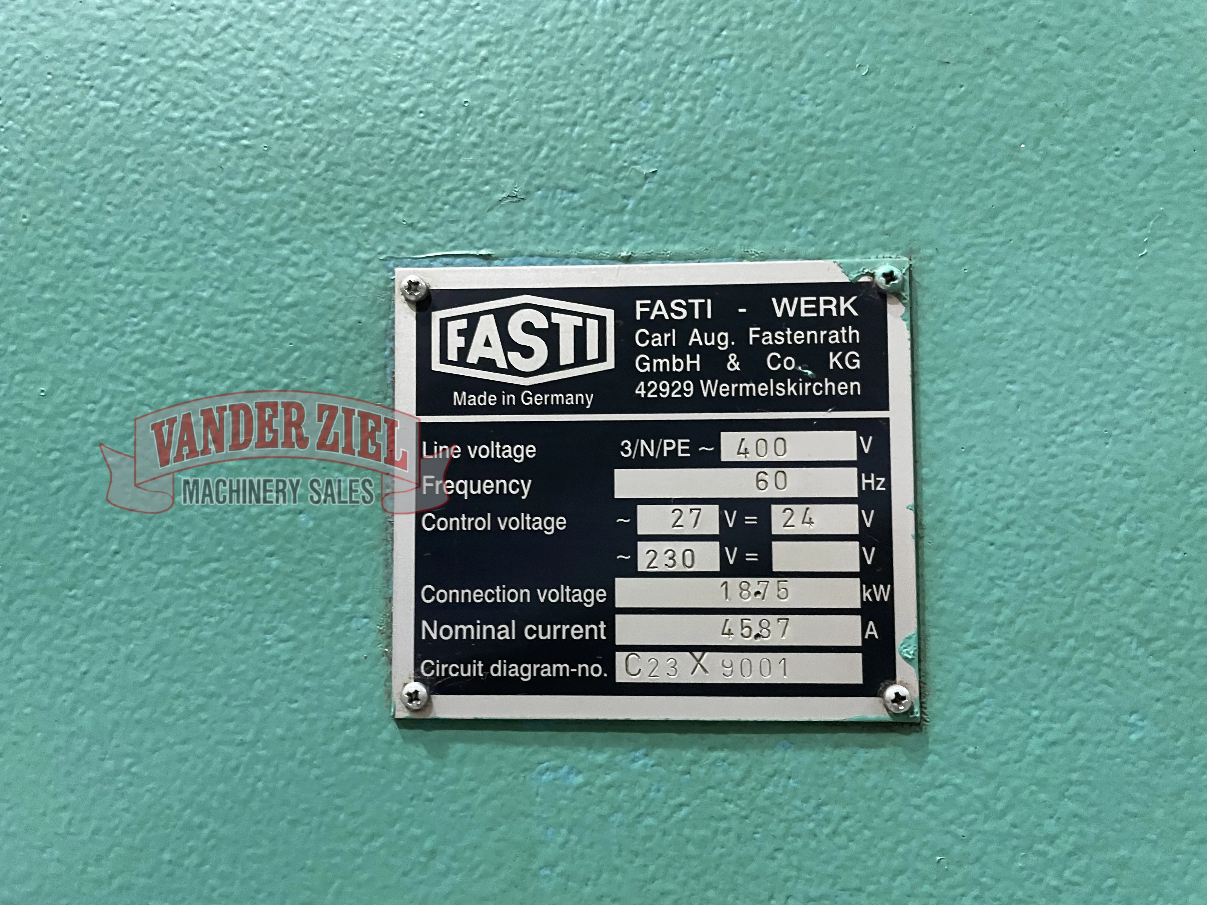 Fasti #FP60-40/4, CNC Folding Machine, 159" Nominal Length, 11/64" Capacity, 15.75" Clamping Beam Stroke - Image 8