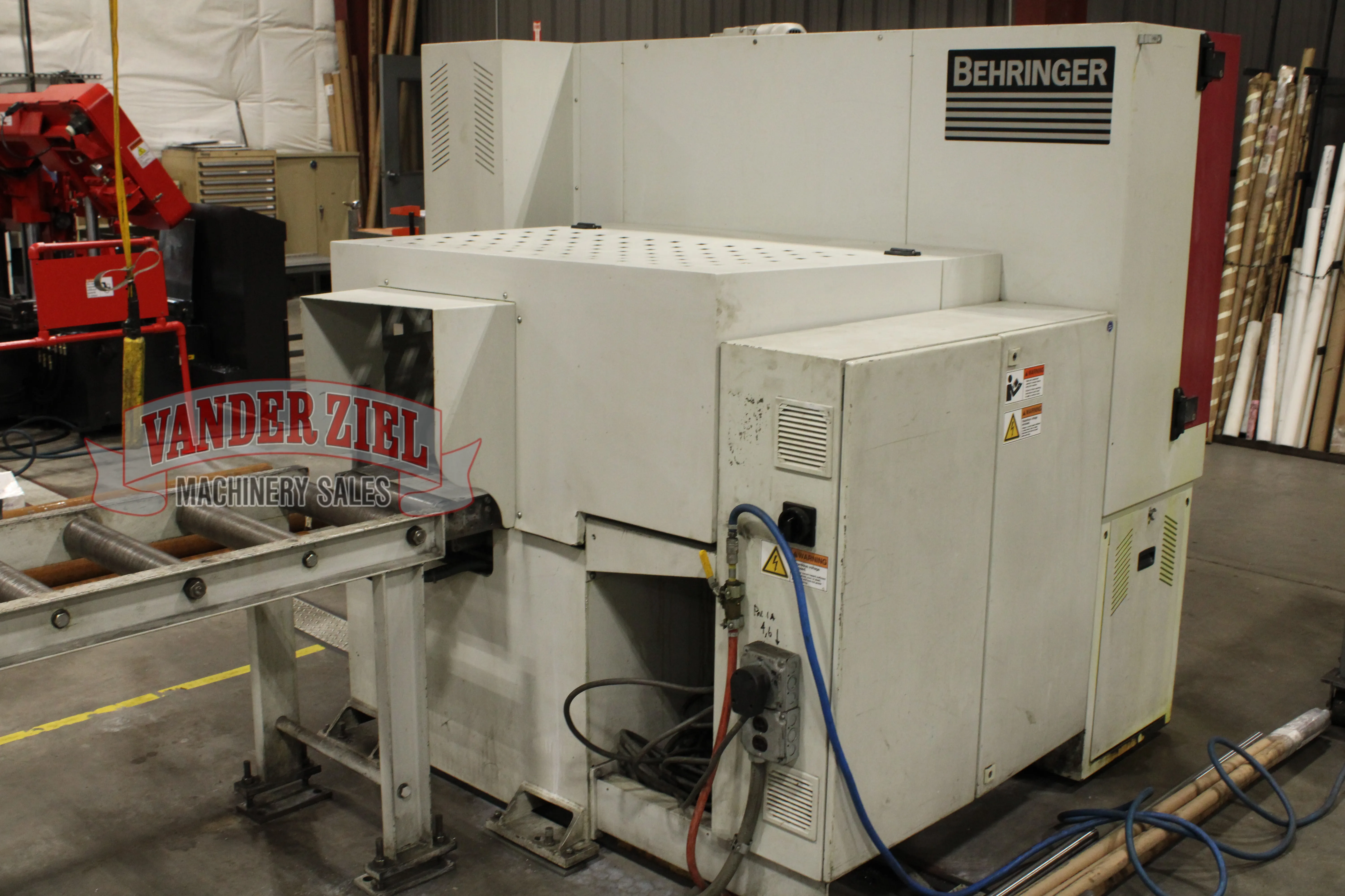 12.6" x 13.8" Behringer #HBE321A-Dynamic, Horizontal Band Saw, 1-1/4" Blade, 50-360 FPM, 5 HP, Servo Feed - Image 3