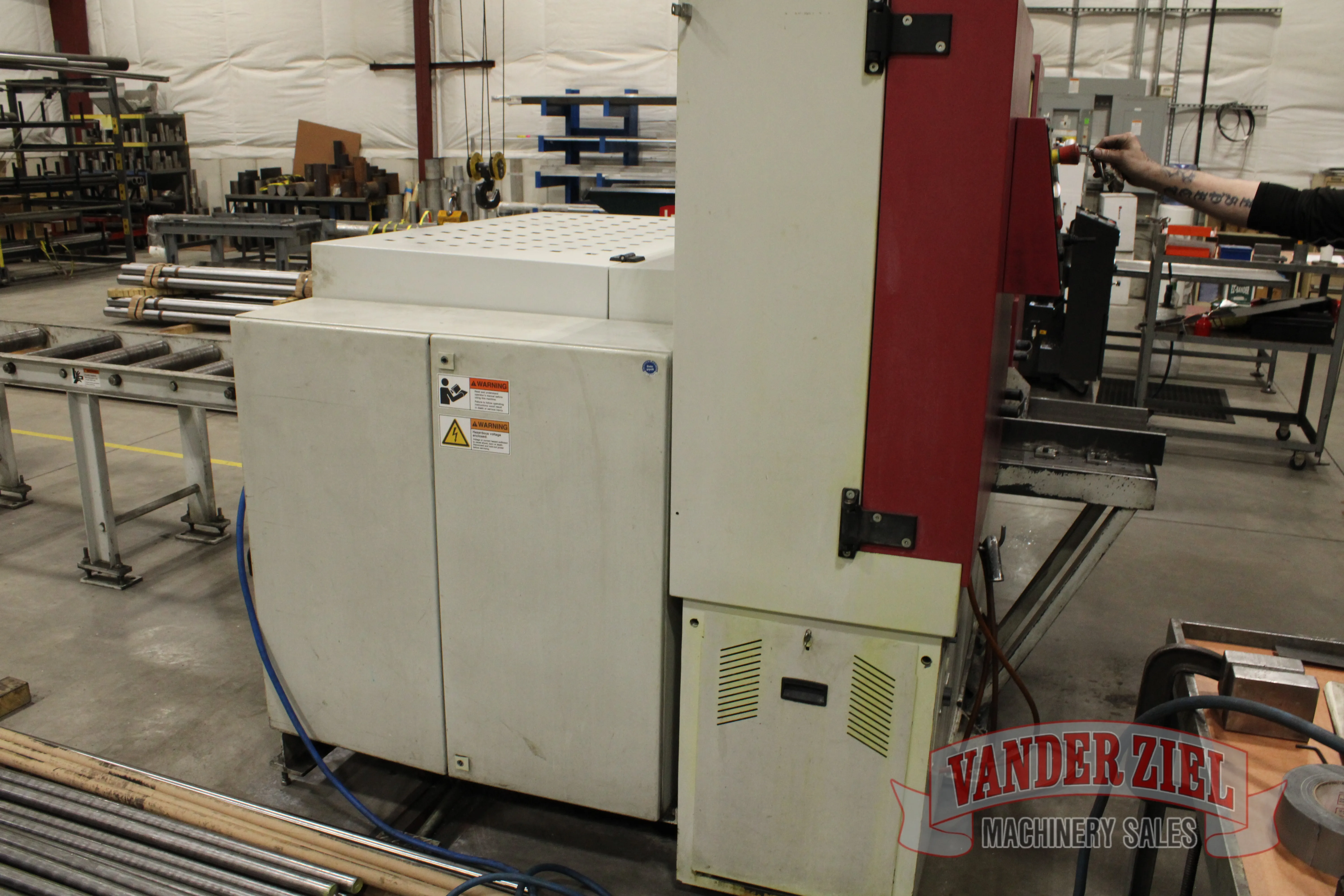 12.6" x 13.8" Behringer #HBE321A-Dynamic, Horizontal Band Saw, 1-1/4" Blade, 50-360 FPM, 5 HP, Servo Feed - Image 6