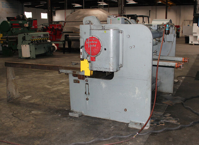 3/16" x 6' Lodge & Shipley #0306-AB, Power Shear, 60 SPM, 5 HP, 18" throat, 36" Back Gauge, autolube, air - Image 5