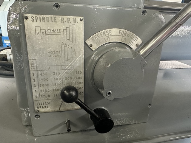 9" x 20" Rivett #957-1303-5C, High Precision Second Operation Lathe, 225-2800 RPM, 0.5 HP, 3/4" bore, 5C - Image 3