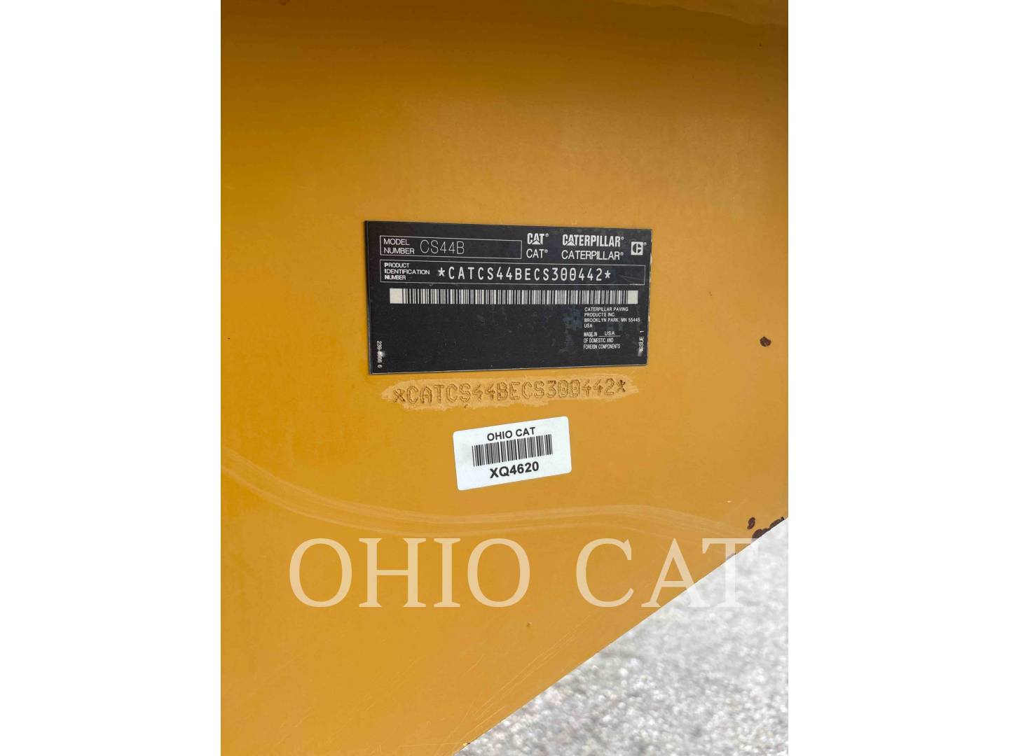 Caterpillar CS44B, Combination Roller, 2871 hours, S/N: CS300442, 2017 - Image 6