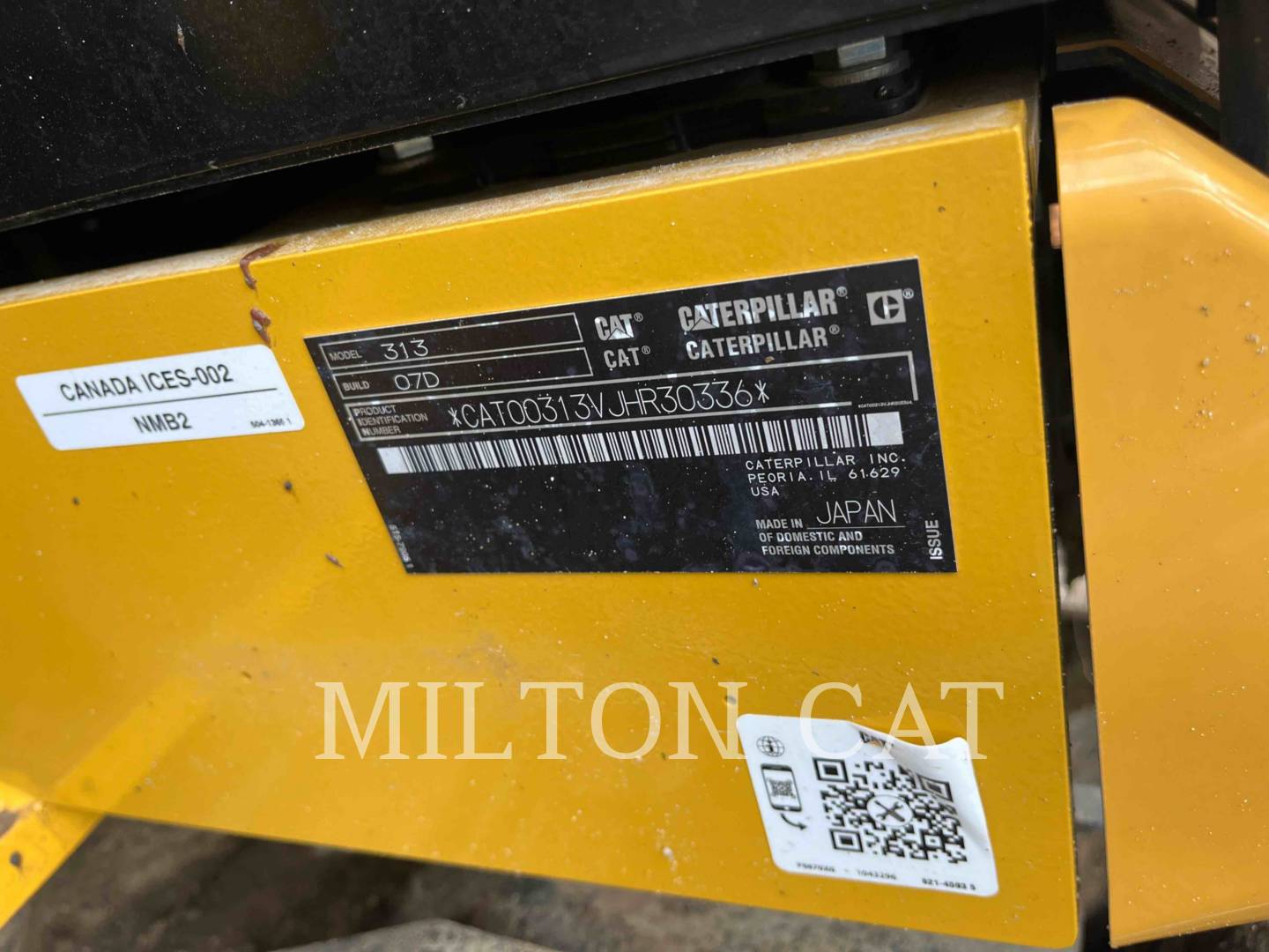 Caterpillar 313, 1094 hours, S/N: JHR30336, 2024 - Image 6