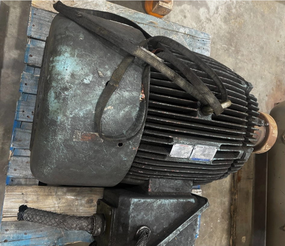 100 HP 1180 RPM Teco, Frame 444T Severe Duty, TEFC, 230/460 Volts - Image 4