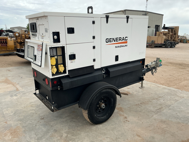 27 KW Generac Magnum #MMG35DF4, portable diesel generator set, 208/480 Volts, 3-ph, 4419 hours, John Deere - Image 1