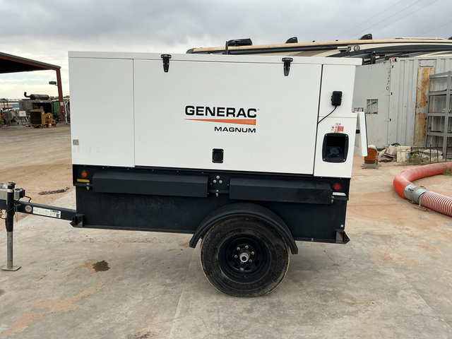 27 KW Generac Magnum #MMG35DF4, portable diesel generator set, 208/480 Volts, 3-ph, 4419 hours, John Deere - Image 4