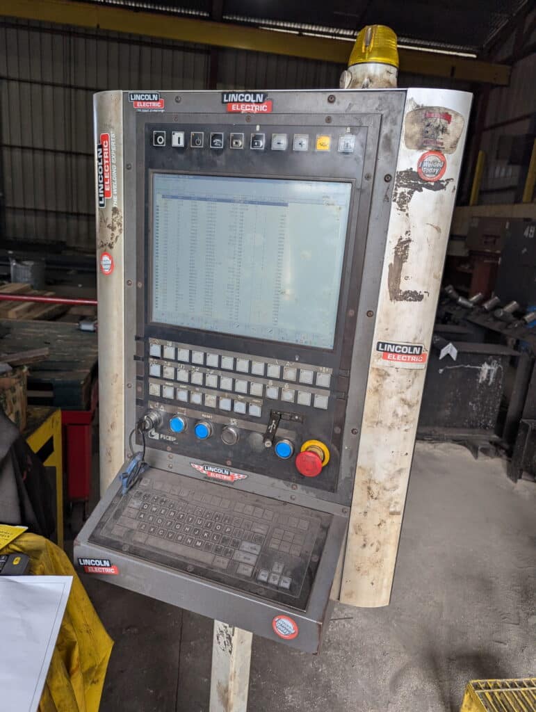 110-112 Ton, Ficep #A204, CNC angle punch, Ficep CNC Control interface, integrated conveyor system, 2018 - Image 3
