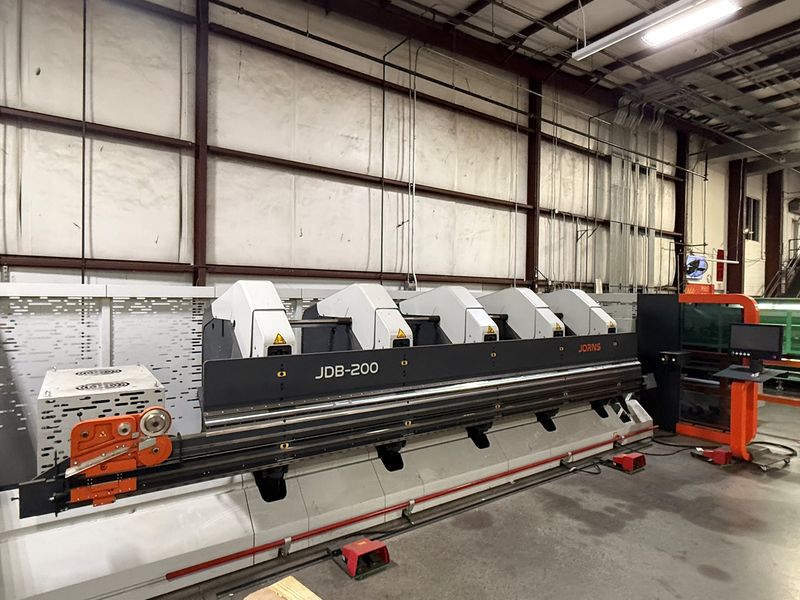 204" Jorns #JDB-200G, double bending CNC folding machine, CP300 controller, hydraulic cooling system, 2021 - Image 2