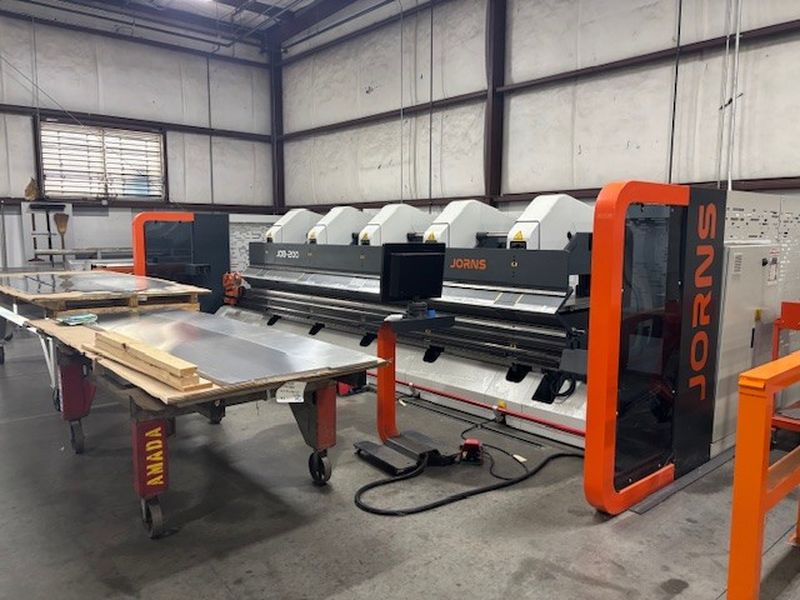 204" Jorns #JDB-200G, double bending CNC folding machine, CP300 controller, hydraulic cooling system, 2021 - Image 5