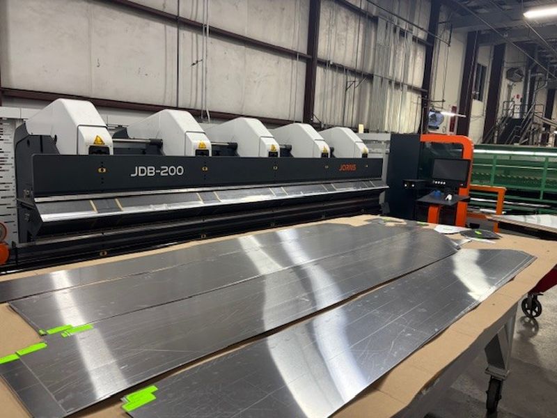 204" Jorns #JDB-200G, double bending CNC folding machine, CP300 controller, hydraulic cooling system, 2021 - Image 6