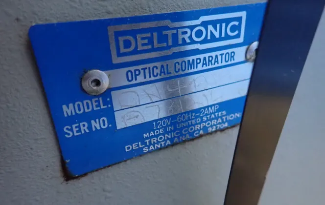 16" Deltronic #DH-14, Optical Comparator - Image 7