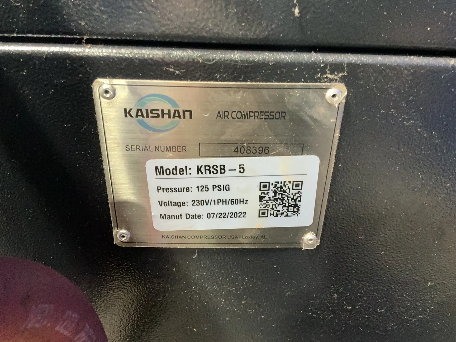 Kaishan #KRSB-5, Rotary Screw Air Compressor, 2022 - Image 6