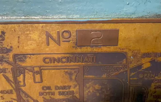 Cincinnati #2, Horizontal Mill, 12" x 52" Table - Image 6