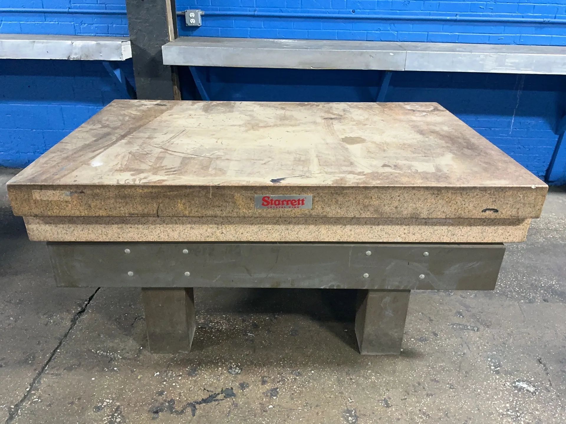 48" x 72" x 10" Starrett, Granite Surface Plate - Image 2