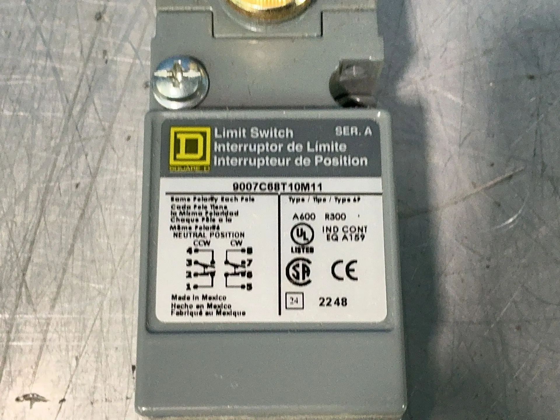 Square D #9007C68T10M11, Limit Switches - Image 9
