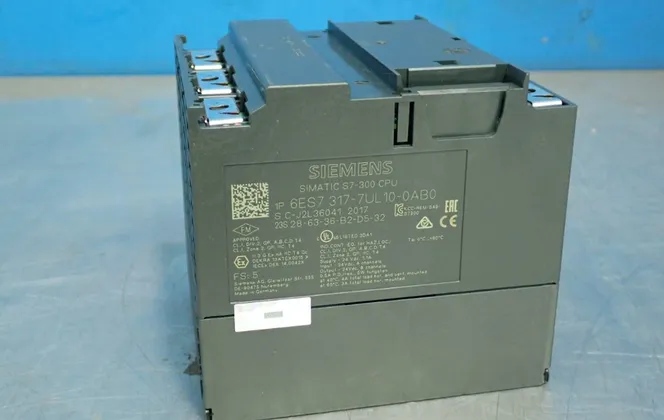 Siemens #6ES7317-7UL10-0AB0, Central Processing Unit - Image 3