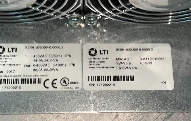 LTI Motion #SO84.032.0040.0000.2, Servo Drive (2 available) - Image 10