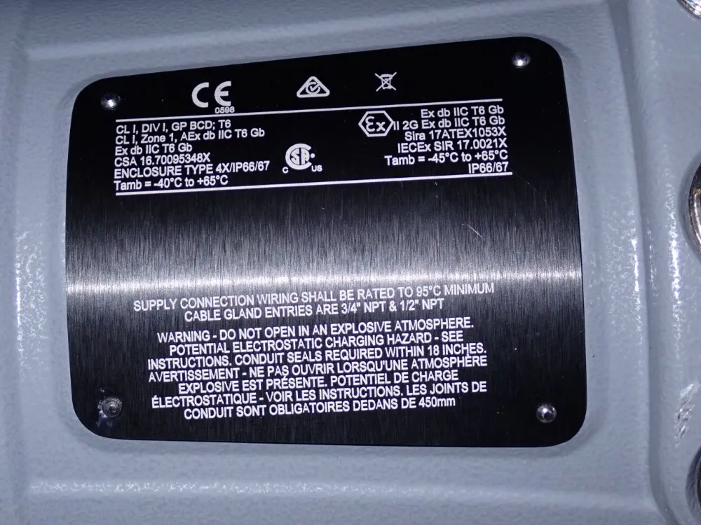 Panametrics #XMT1000LC-AC-O-AL-00-1-0-0-0, Panaflow, 20 Watts, 2022 - Image 6