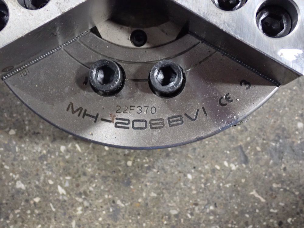 9" Samchully #MH-208BVI, 3-Jaw Chuck - Image 2