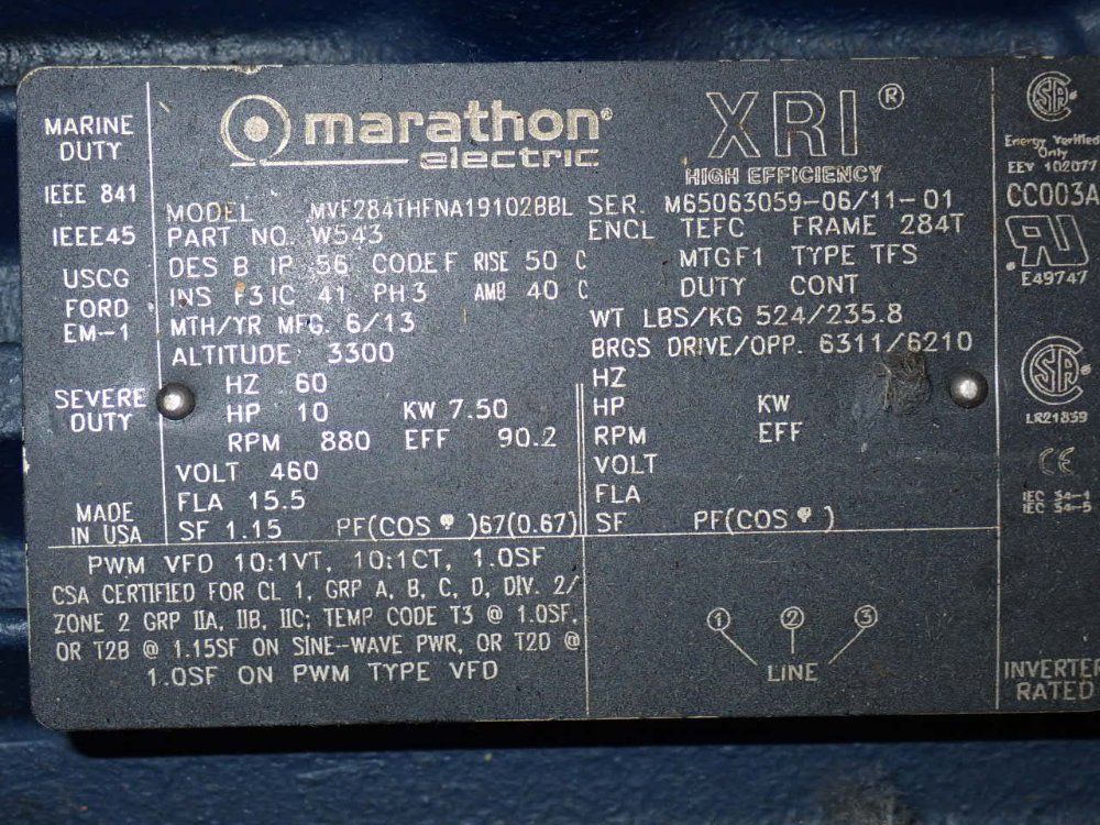 Gorman Rupp #GHS2NP3-B, Pump, 10 HP - Image 6
