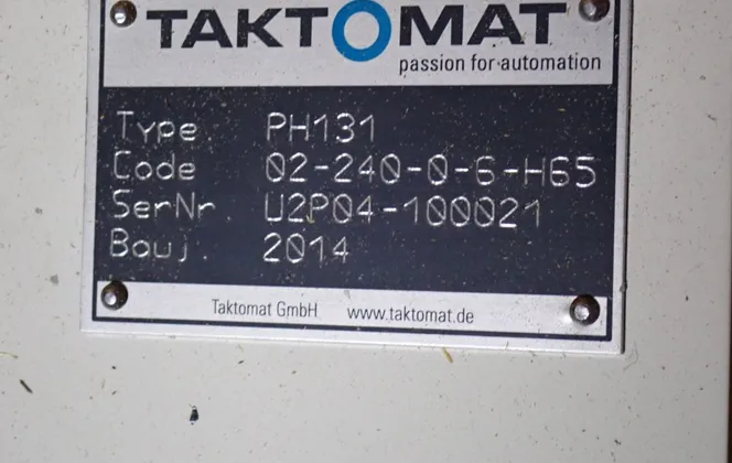 Taktomat #PH131, Rotary Table, 2014 - Image 8