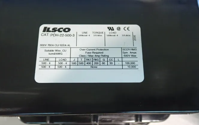 Ilsco #PDH-22-500-3, Terminal Block, 3 Poles - Image 3