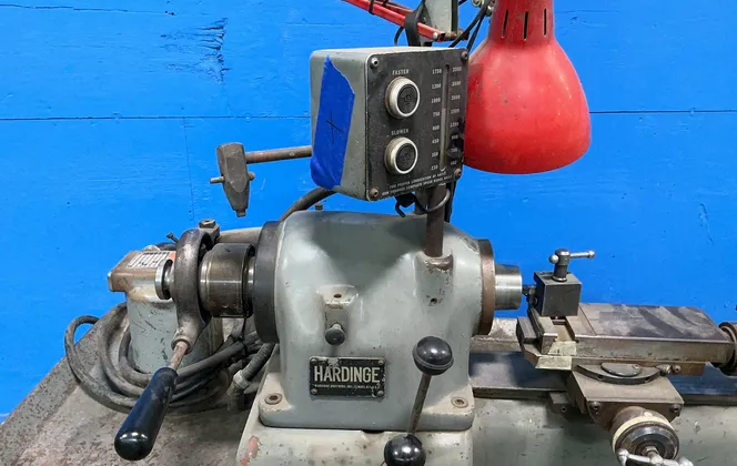 9" x 28" Hardinge #DSM-59, Second Operation Lathe - Image 9