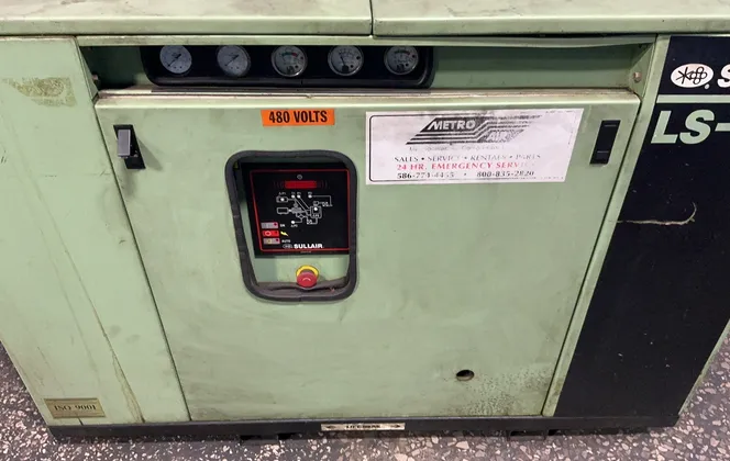 Sullair #LS-100-25H/A, Rotary Screw Air Compressor, 25 HP - Image 1