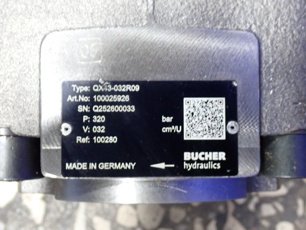 Bucher Hydraulics #QX43-032R09, Internal Gear Pump, 320 Bar - Image 4