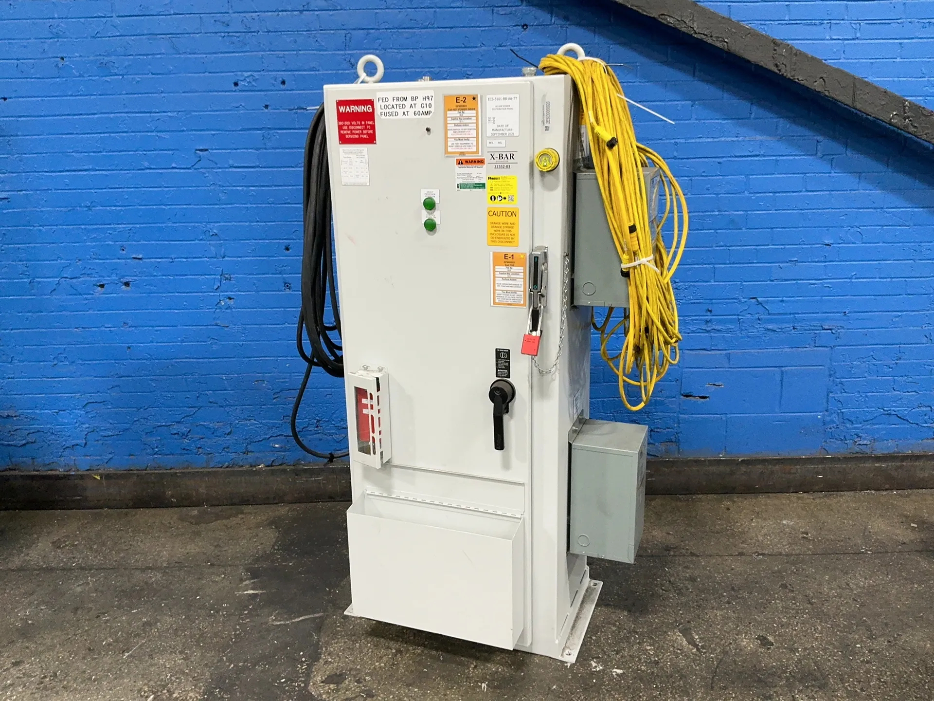 X-Bar Automation #ECS-5101-BB-AA-TT, Power Distribution Panel, 60 Amp, 2021 - Image 4