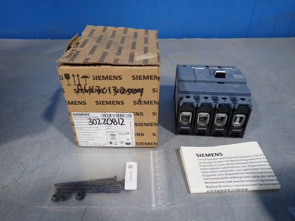 Siemens #3VA1063-4ED46-0AA0, Circuit Breaker - Image 2