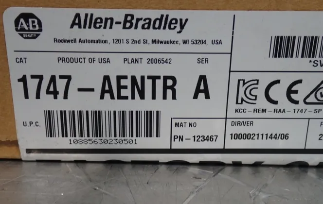 Allen-Bradley #1747-AENTR, EtherNet/IP Communication Adapter Module - Image 2