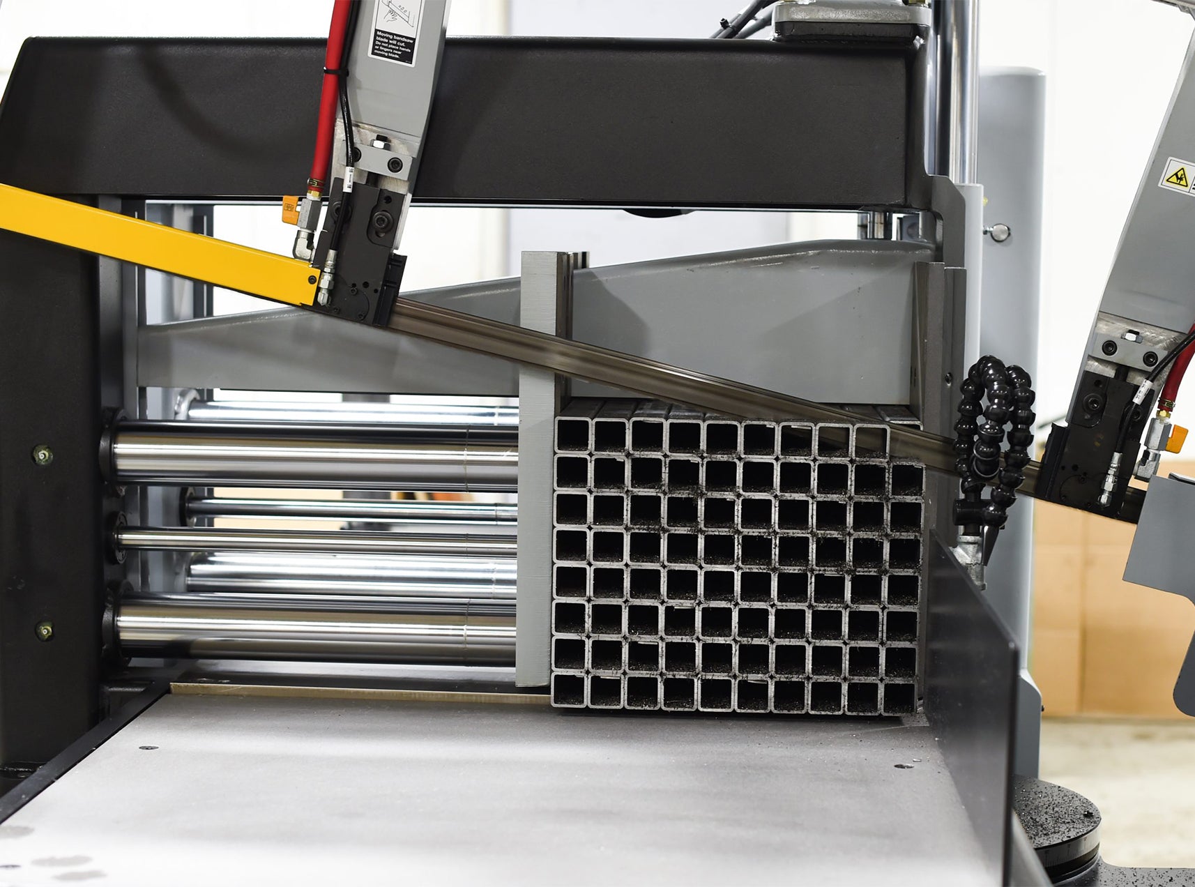 20" x 30" Hyd-Mech #M-20A, horizontal pivot band saw, 1-1/2" x 20' 6" blade, 10 HP, coolant - Image 9