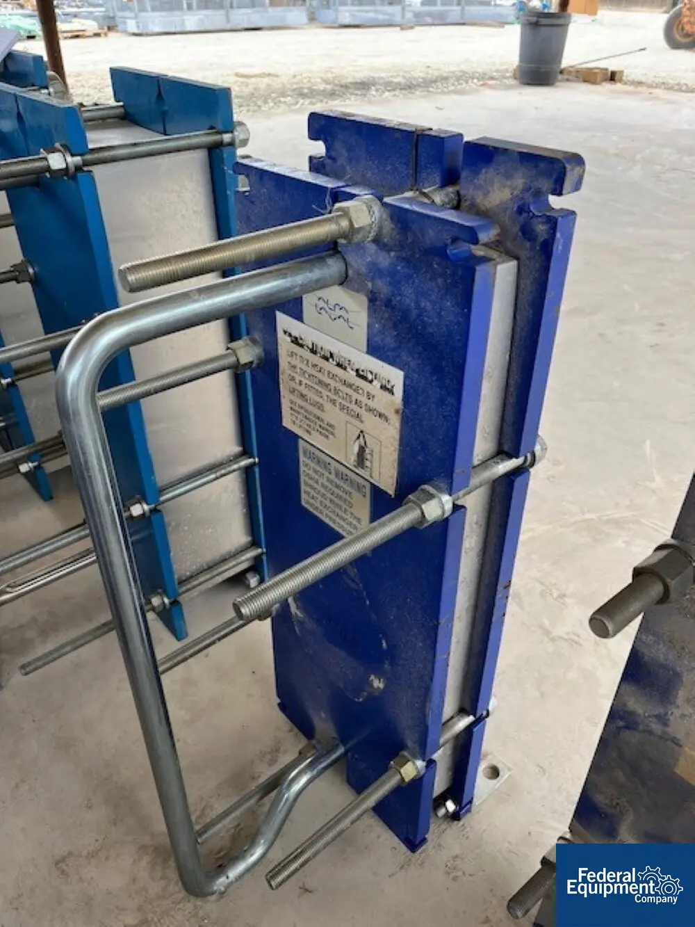 24 sq.ft., Alfa-Laval #M6-MWFG, Plate Heat Exchanger, Stainless Steel, 150 psi, unused, 2007 - Image 3
